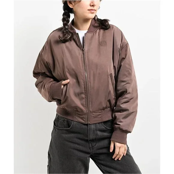 Ninth Hall Orion Brown Bomber Jacket‎ Size Large - Picture 3 of 11